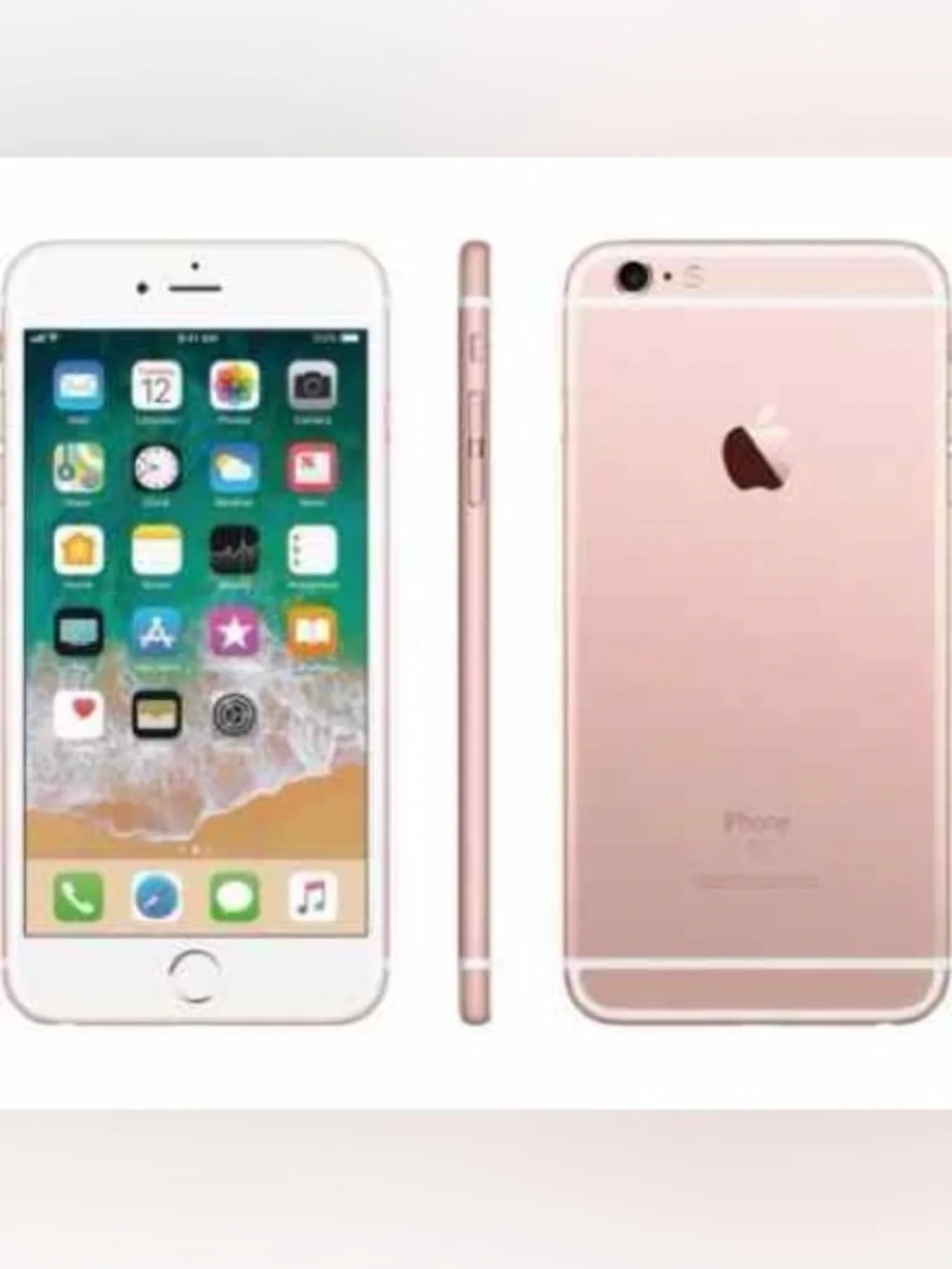 Apple iPhone 8 Rose Gold Smartphone with White Front
